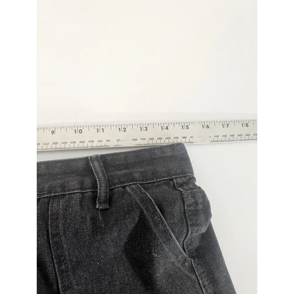 Women Retro Star Print  Jeans Wide‎ Leg Straight Demin Cargo Pants Casual